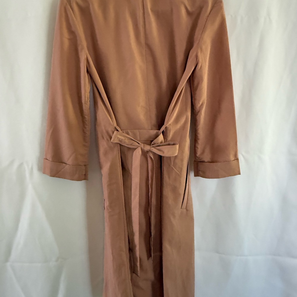 H&M | DIVIDED Modal-blend trenchcoat - Pink Beige - Picture 6 of 15